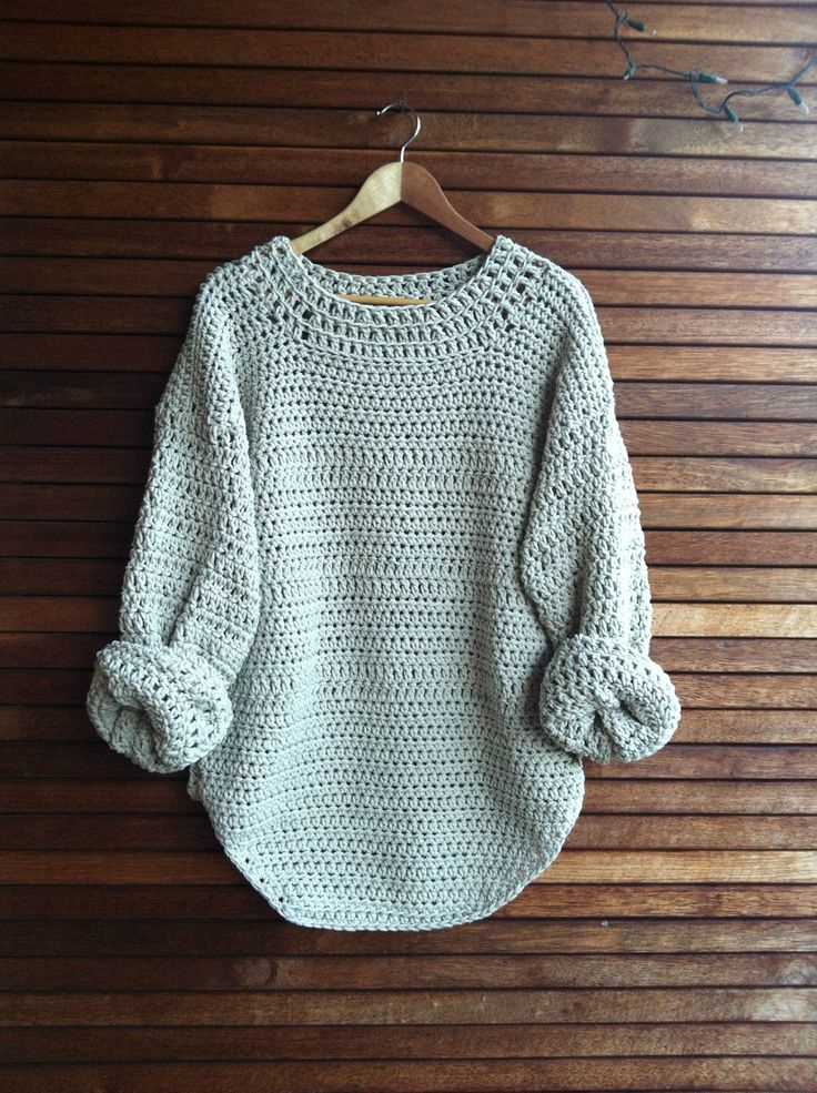 Slouchy jumper knitting pattern