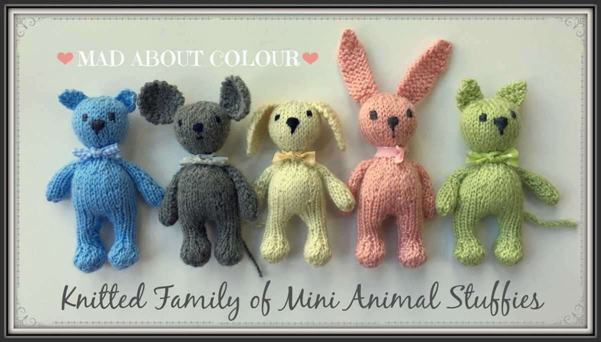 Small teddy bear knitting pattern