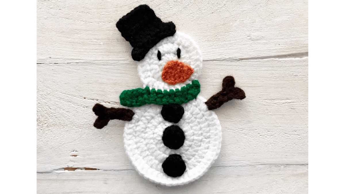 Snowman free knitting pattern
