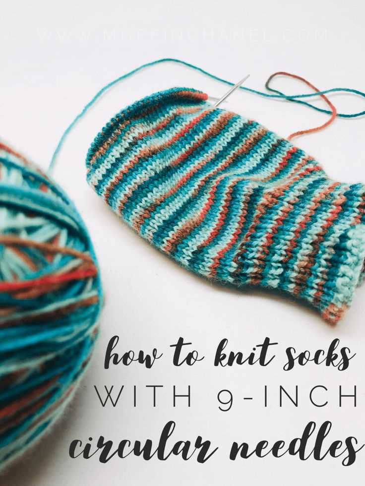 Sock knitting pattern circular needles