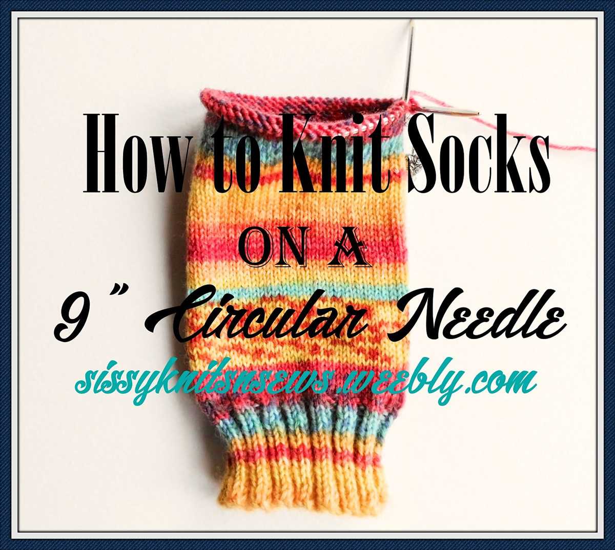 Sock pattern knitting circular needles