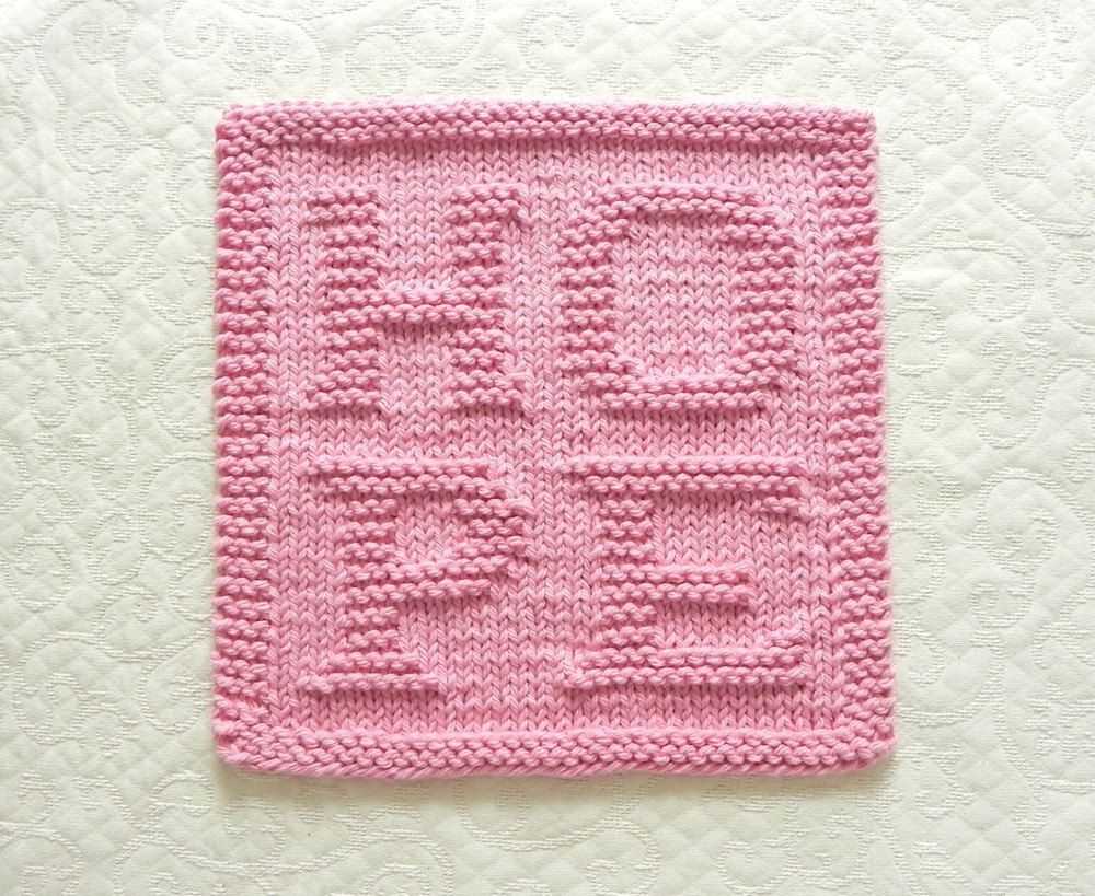 Spa cloth knitting pattern