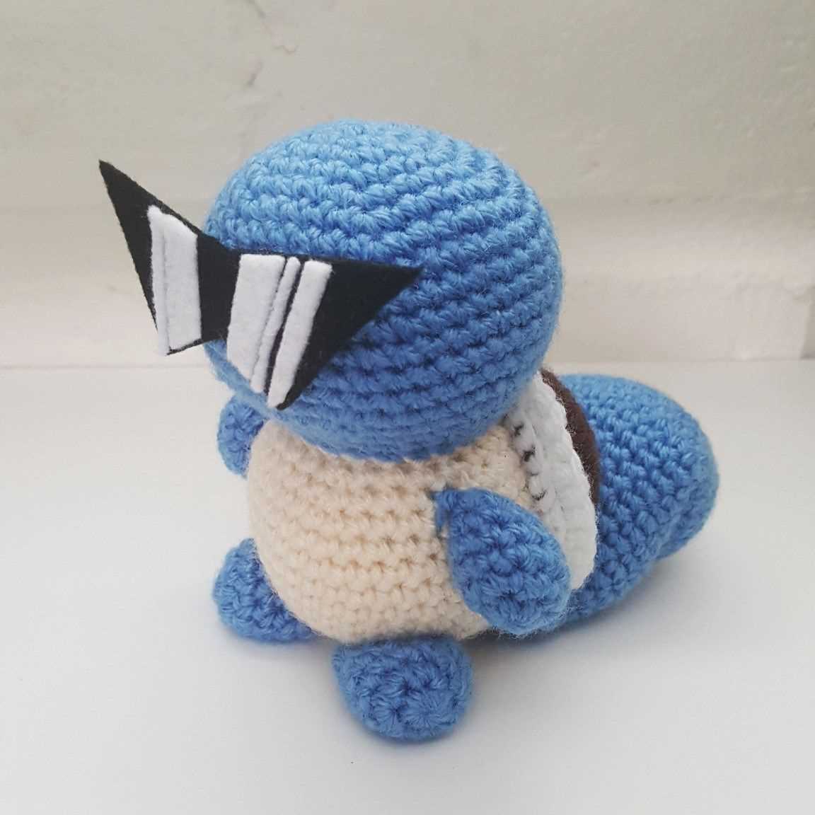 Squirtle knitting pattern