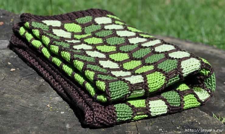 Stroller blanket knitting pattern