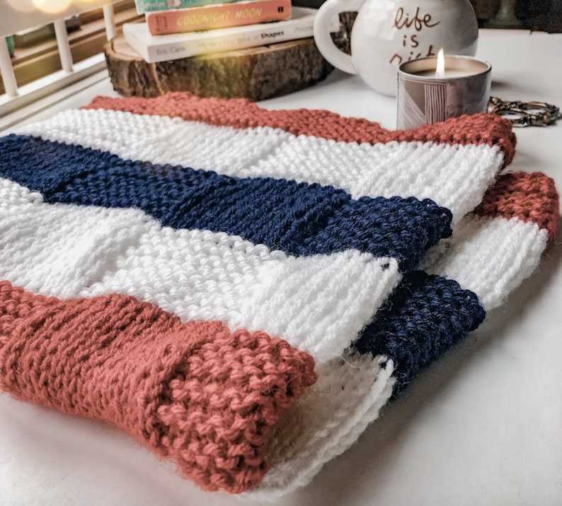 Stroller blanket knitting pattern