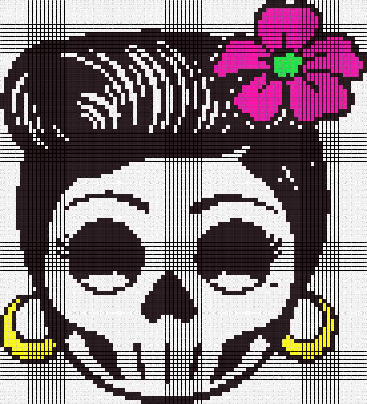 Sugar skull knitting pattern