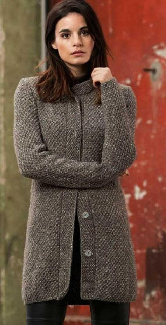 Sweater coat knitting pattern