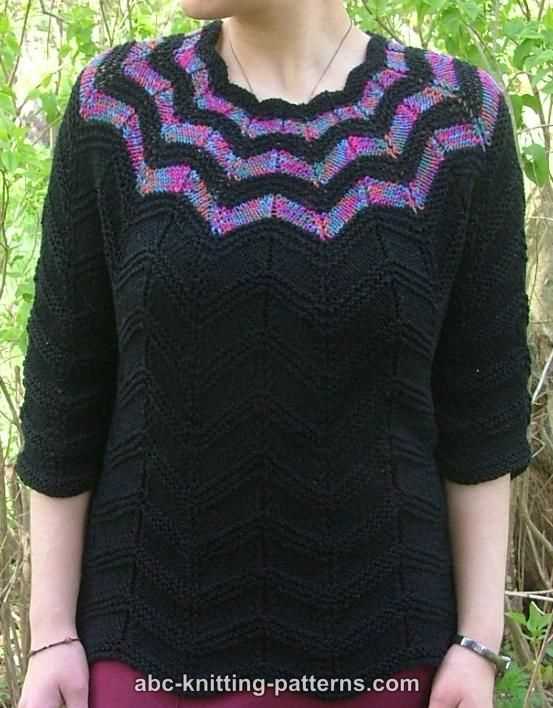 Sweater patterns knitting beginners