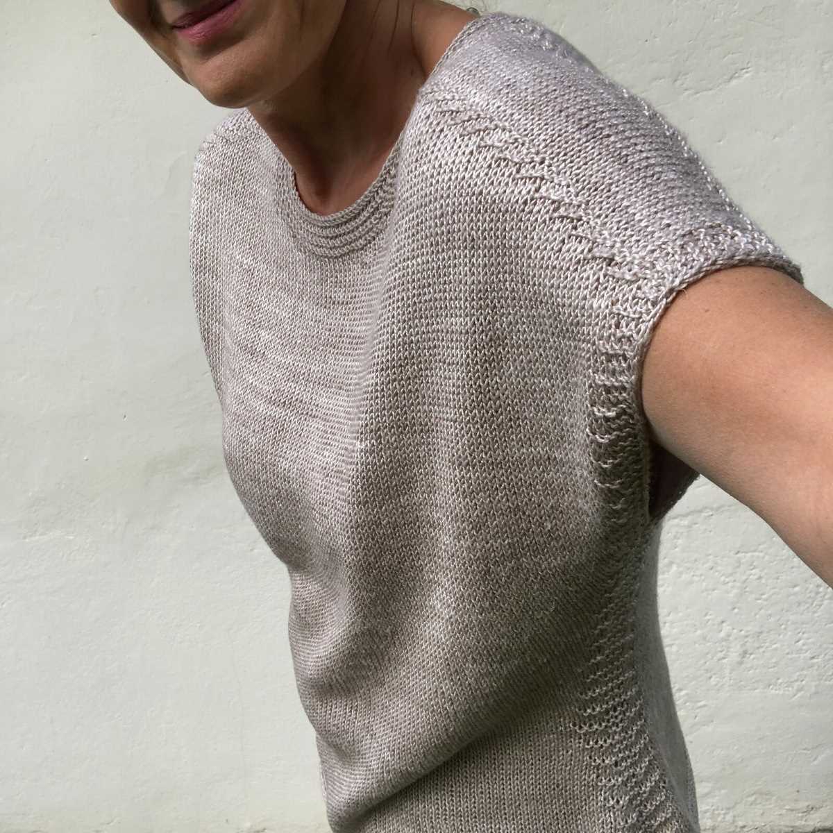 Sweater vest pattern knit