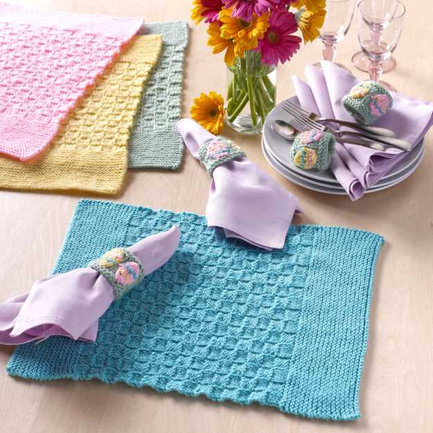 Table mat knitting pattern