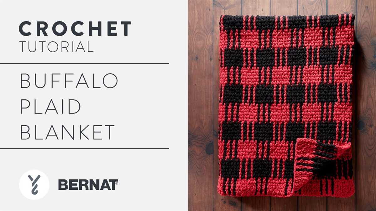 Tartan blanket knitting pattern