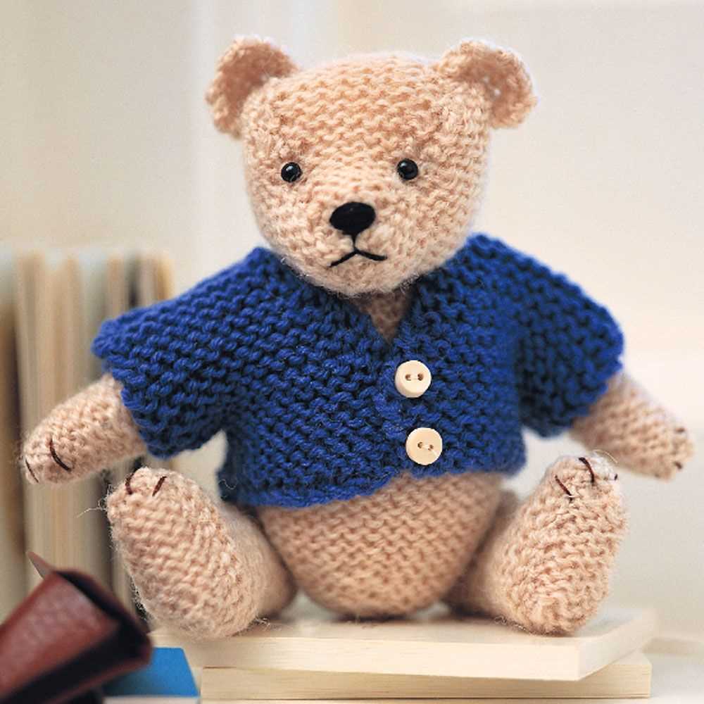 Teddy bear sweater knitting pattern free