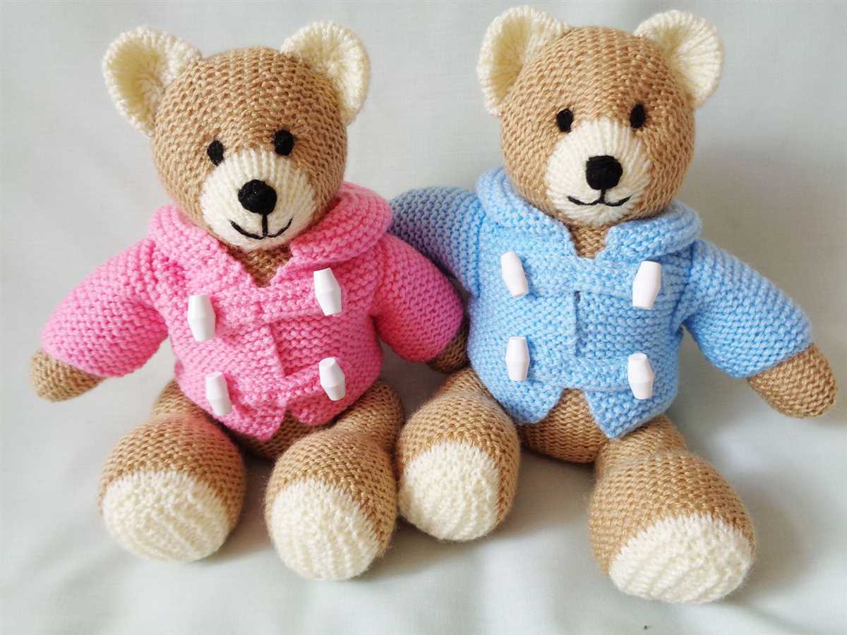 Teddy bear sweater knitting pattern free