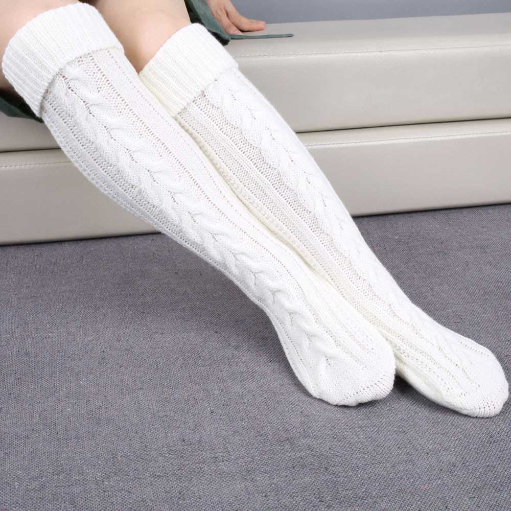 Thigh high socks knitting pattern