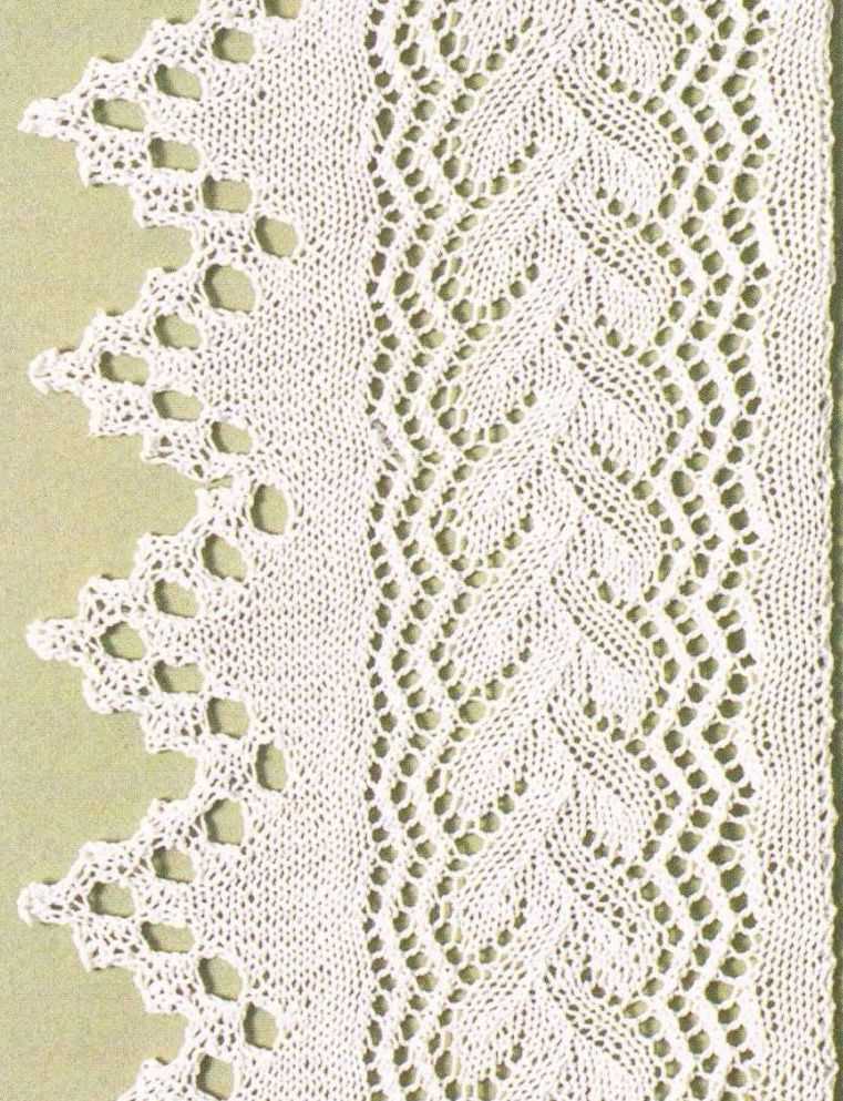 Top down lace knitting patterns