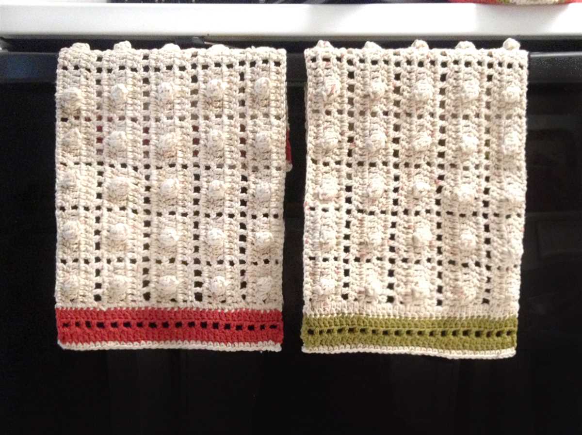 Create Your Own Unique Knitted Towel with This Pattern Towel knitting pattern