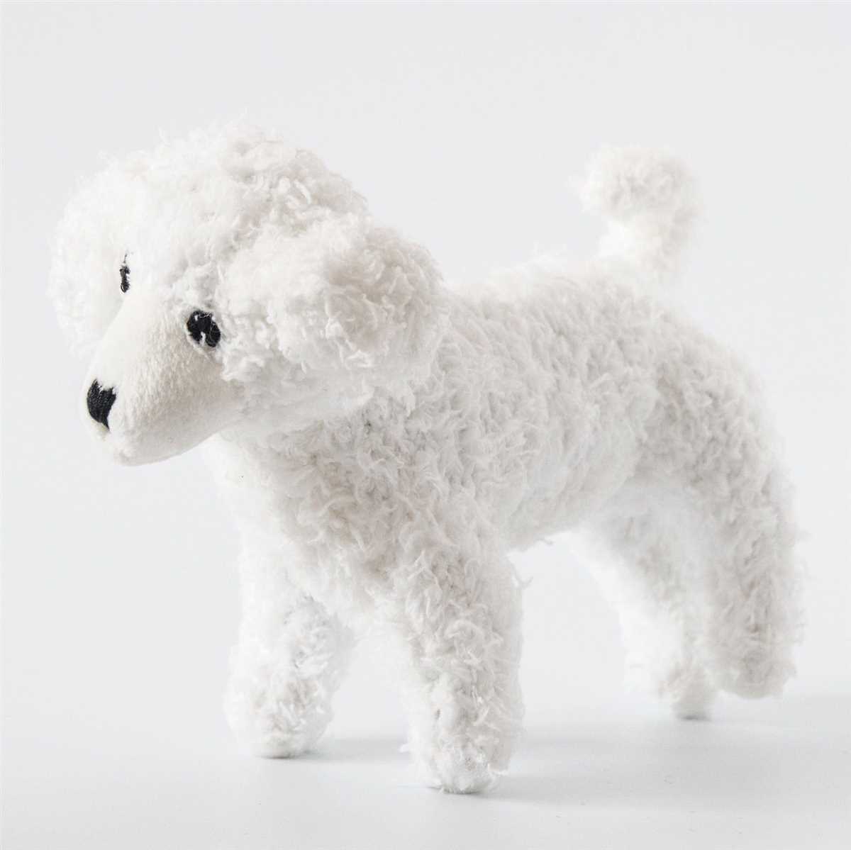 Toy dog knitting pattern