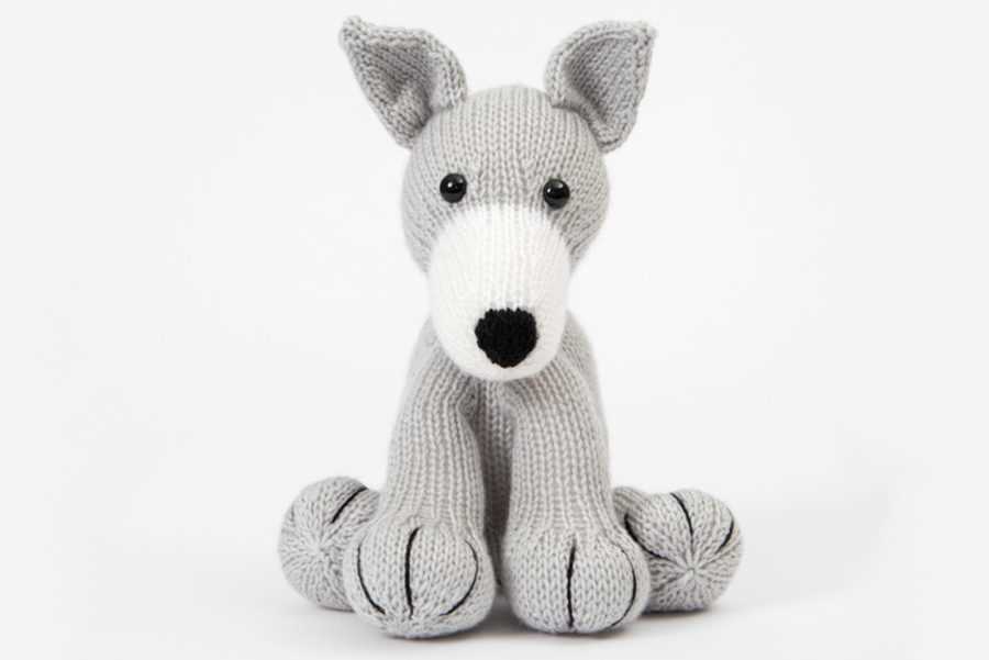 Toy dog knitting pattern
