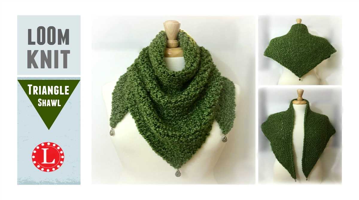 Creating a Beautiful Triangle Shawl with a Unique Knitting Pattern Triangle shawl knitting pattern