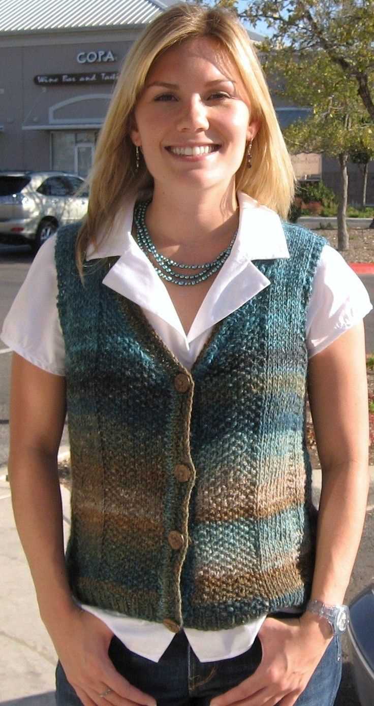 Vest knitting patterns women
