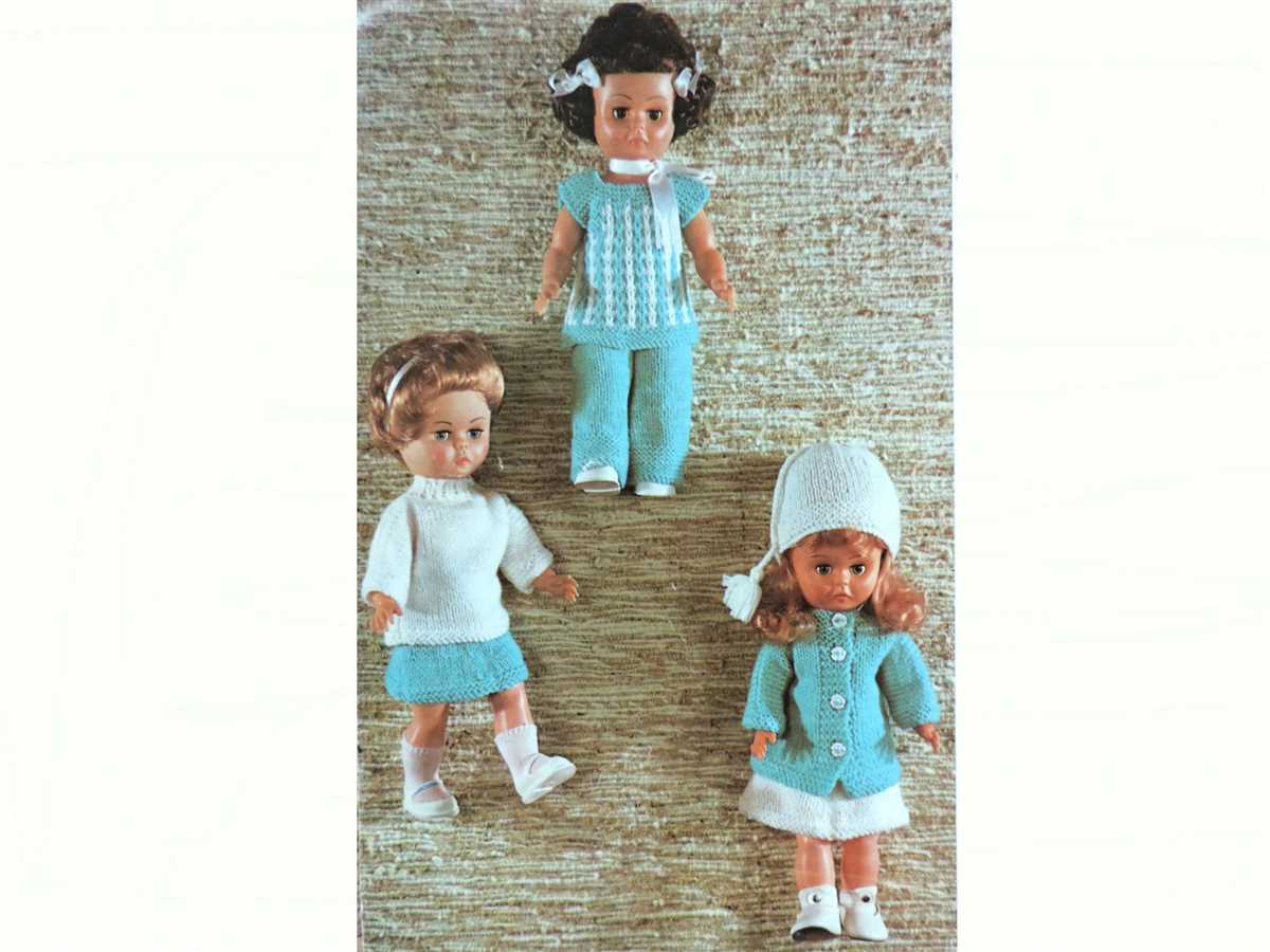 Vintage dolls clothes knitting patterns