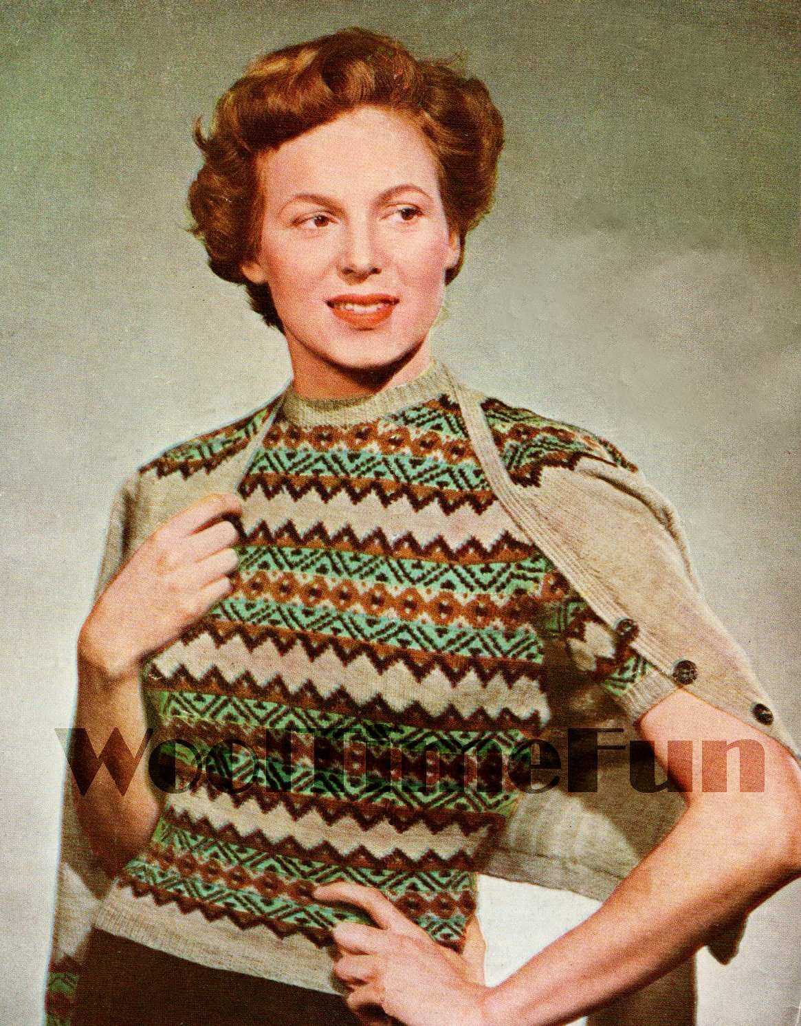 Vintage knitting patterns for ladies
