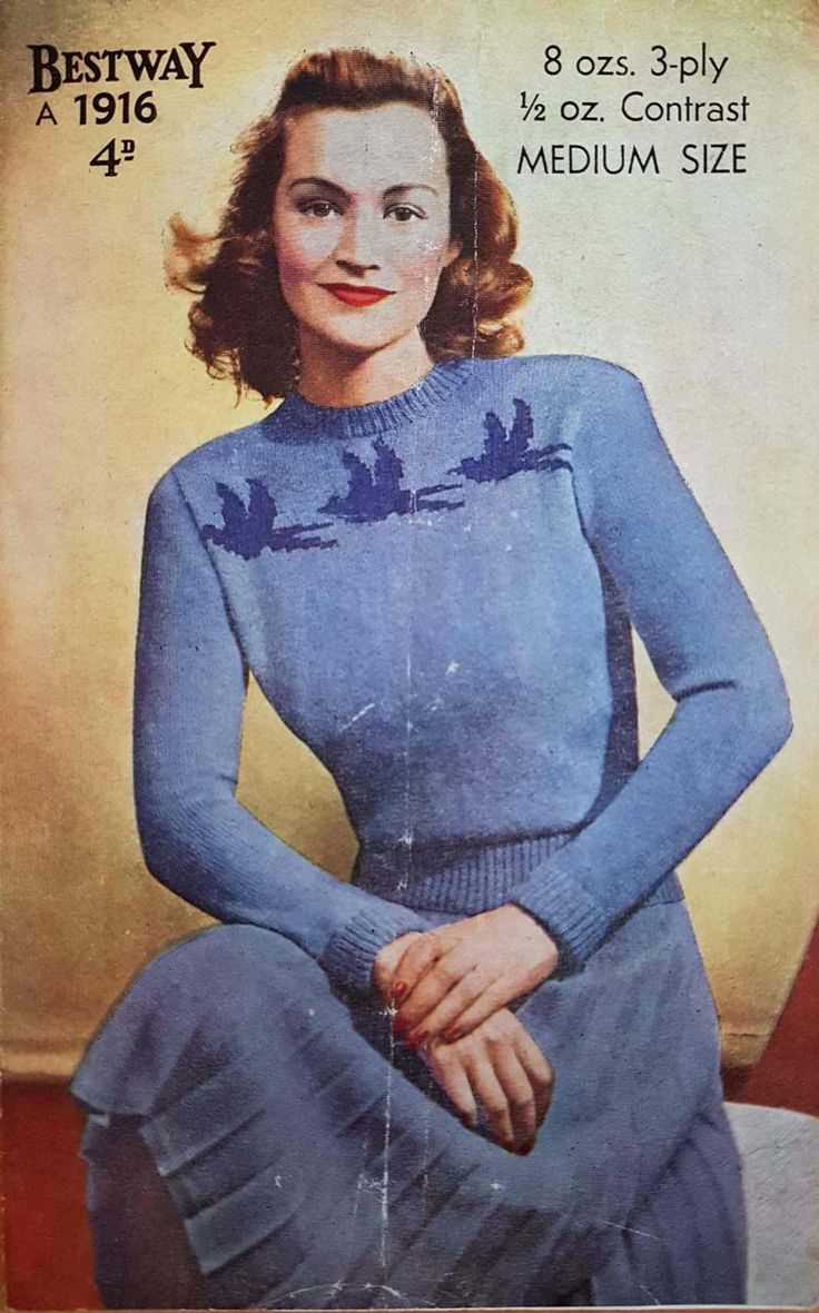 Vintage knitting pattern archive