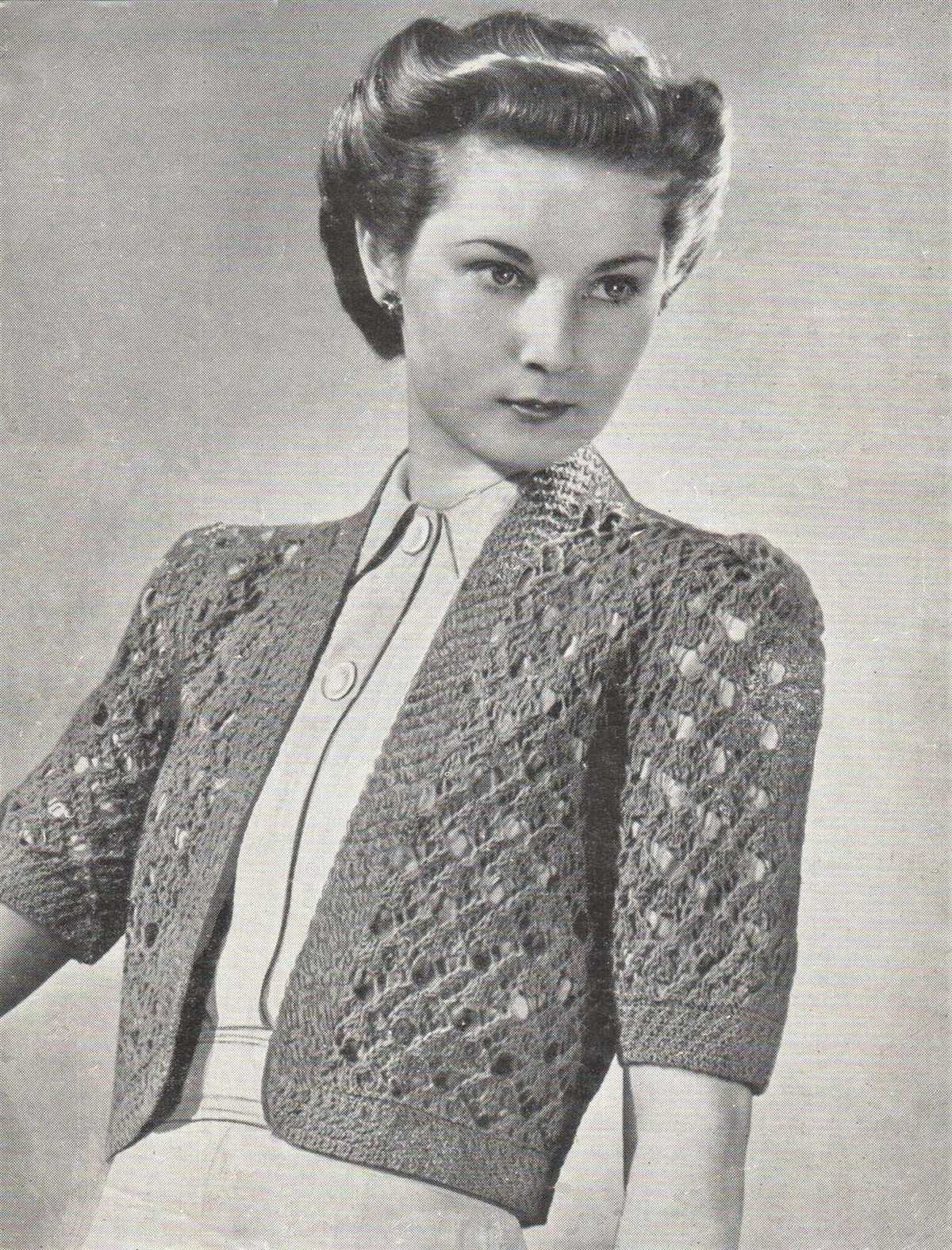 Vintage knitting patterns for ladies