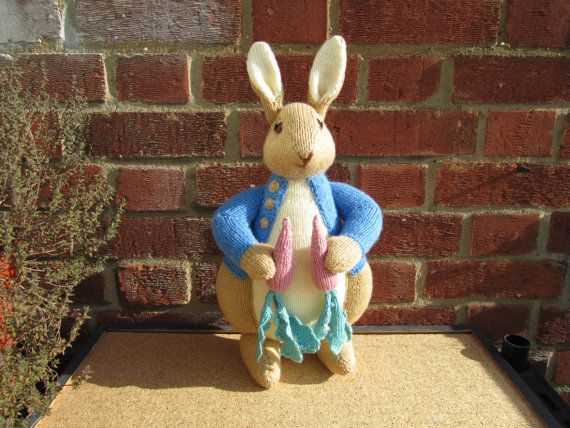 Vintage rabbit knitting pattern