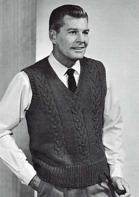 Vintage vest knitting pattern