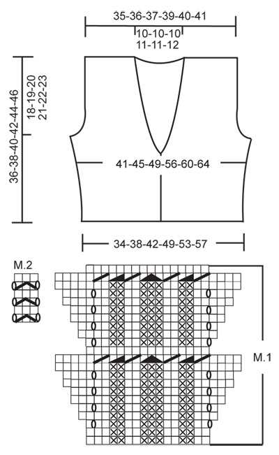 Vintage vest knitting pattern