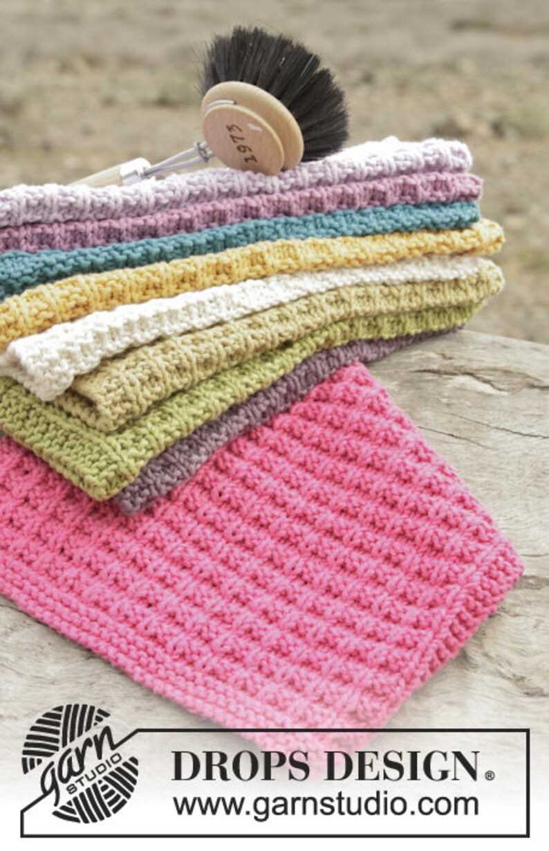 Waffle blanket pattern knit