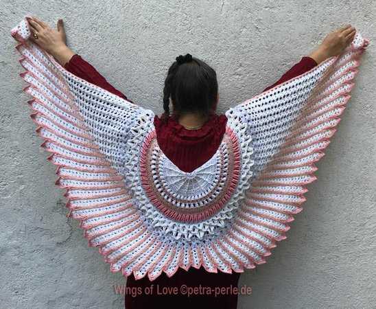 Wing shawl knitting pattern