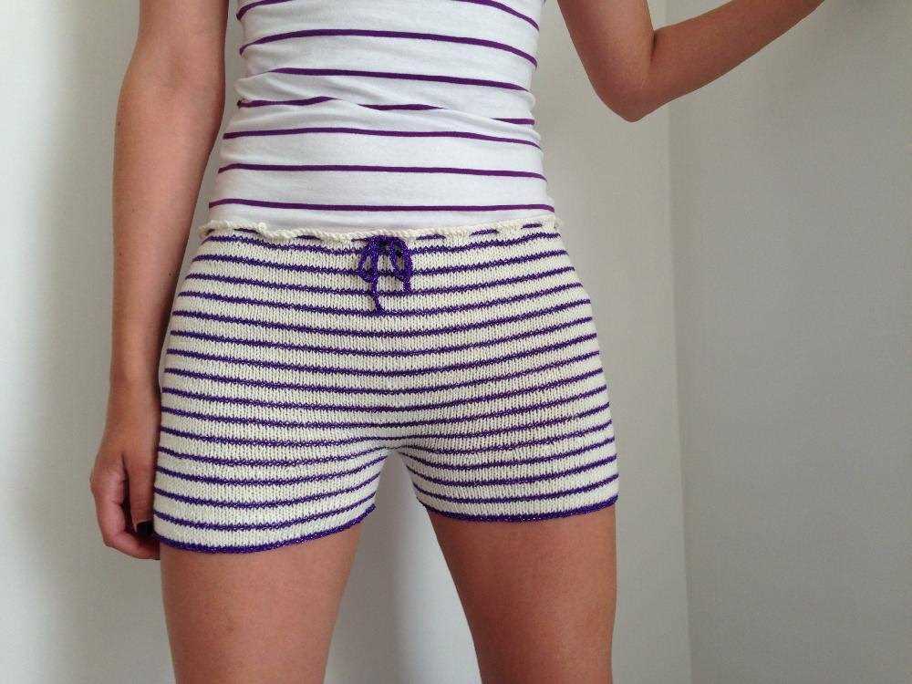 Women's knit shorts pattern