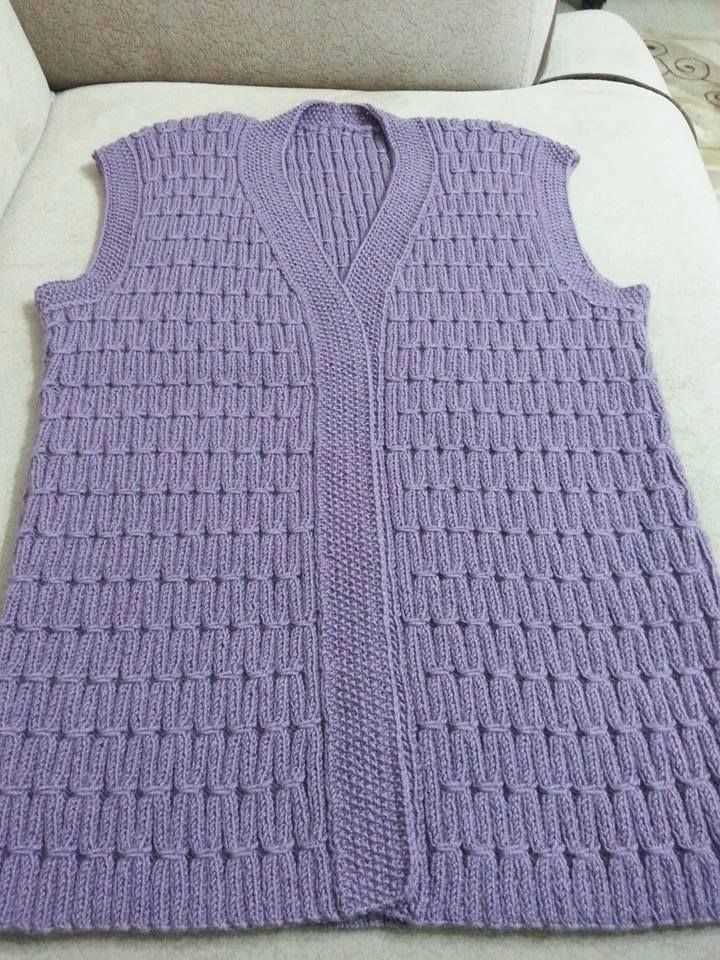 Women's knitted vest patterns