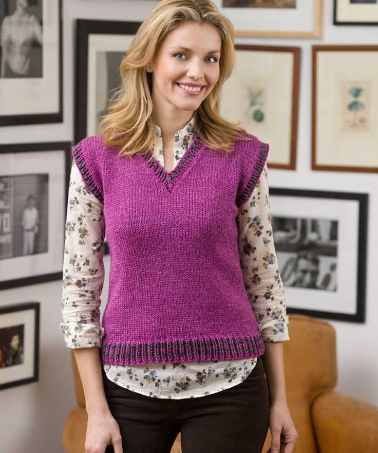 Stylish and Cozy - Explore These Women's Knitted Vest Patterns Women's knitted vest patterns