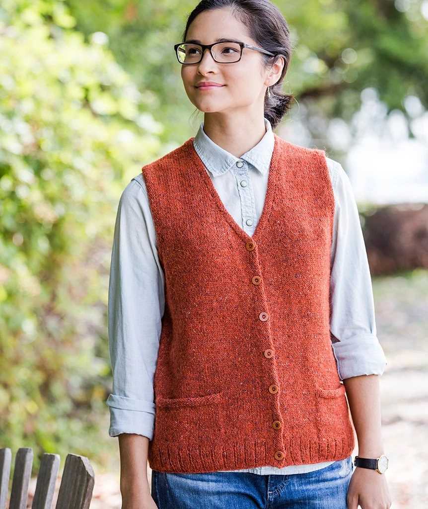 Women's knitted vest patterns