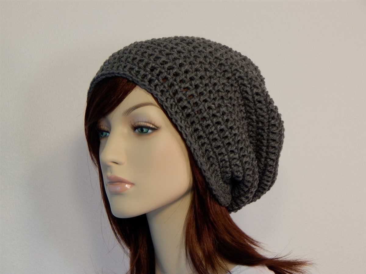 Womens beanie knitting pattern
