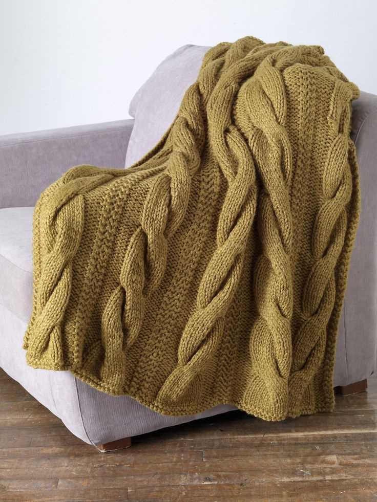 Wool-ease thick and quick blanket patterns knit