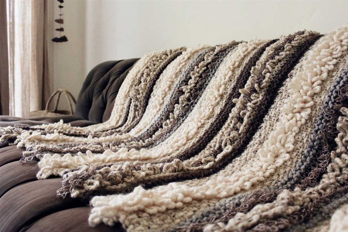 Wool-ease thick and quick blanket patterns knit
