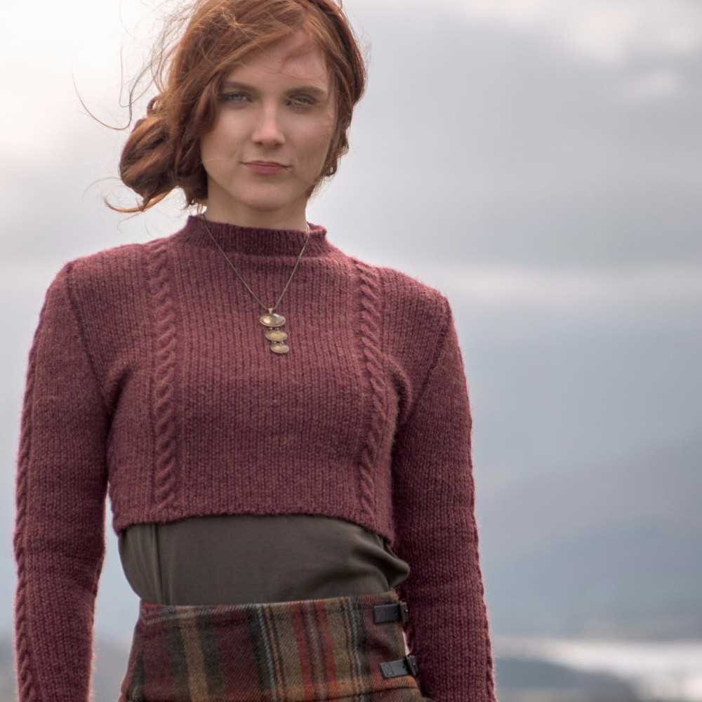 Wool sweater knitting pattern