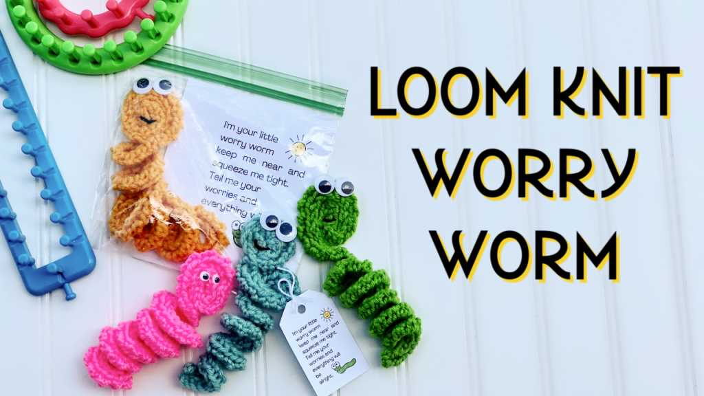 Worry worm knitting pattern