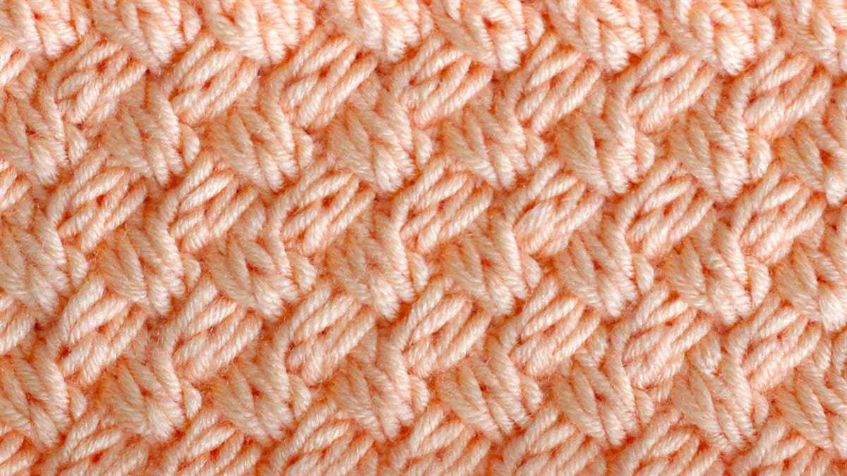 Woven cable knitting pattern