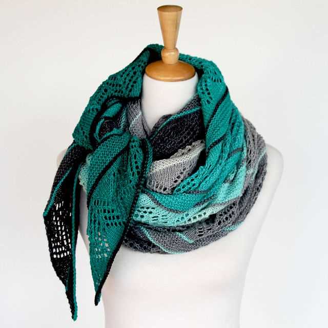 Wrap shawl knitting pattern