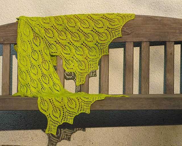 Wrap shawl knitting pattern