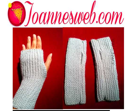 Wrist warmers knitting pattern circular needles