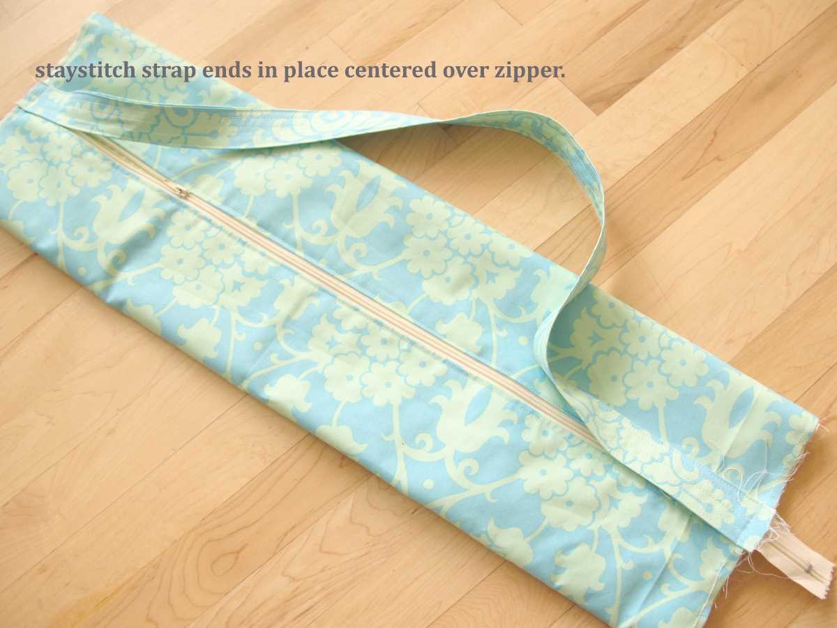Yoga mat bag knitting pattern