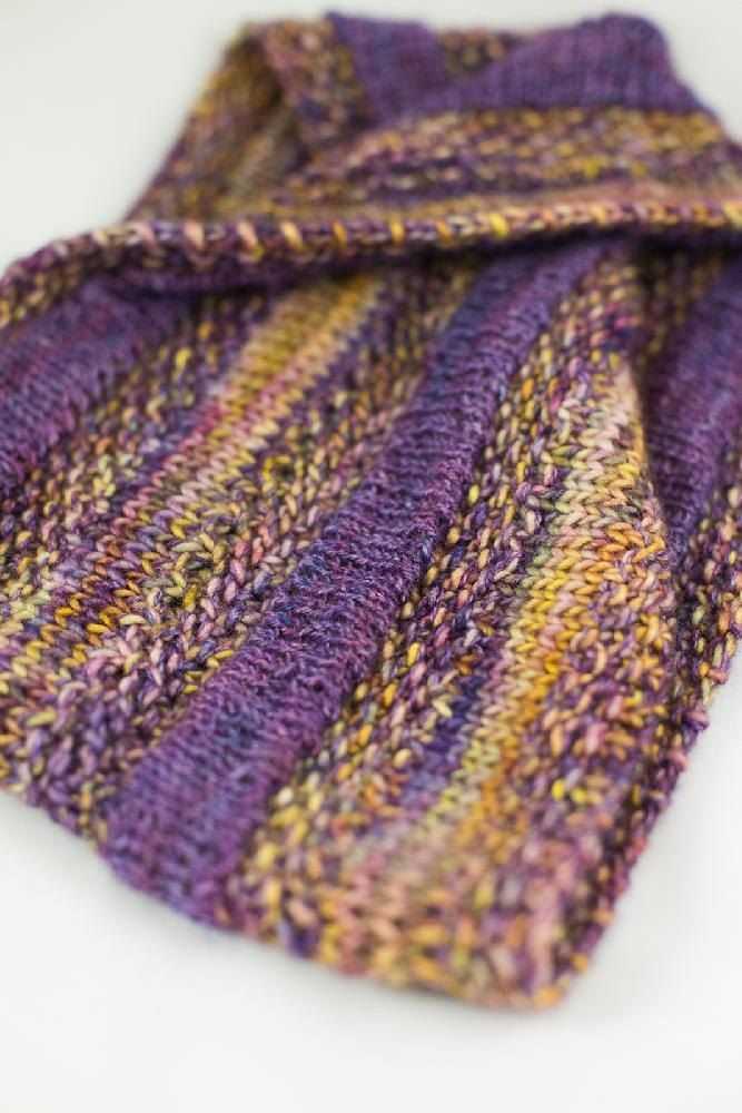 Knit and purl scarf patterns