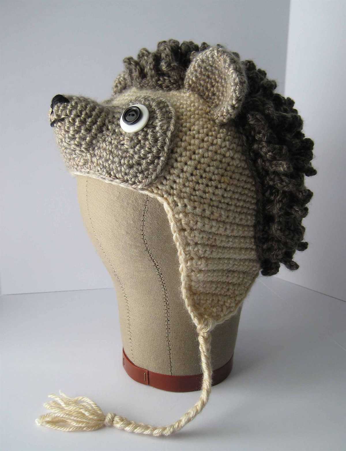 Hedgehog hat knitting pattern