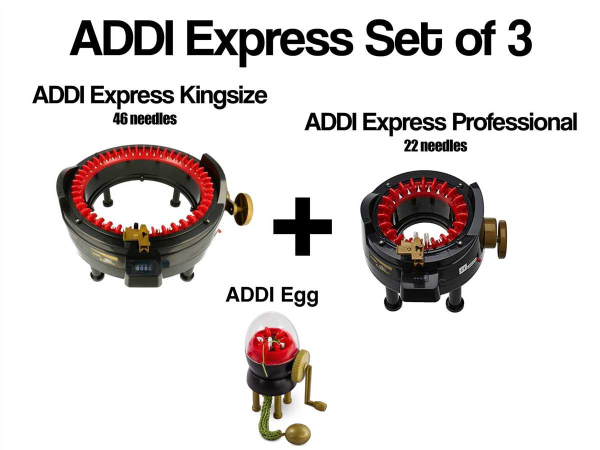 Addi express kingsize knitting machine patterns